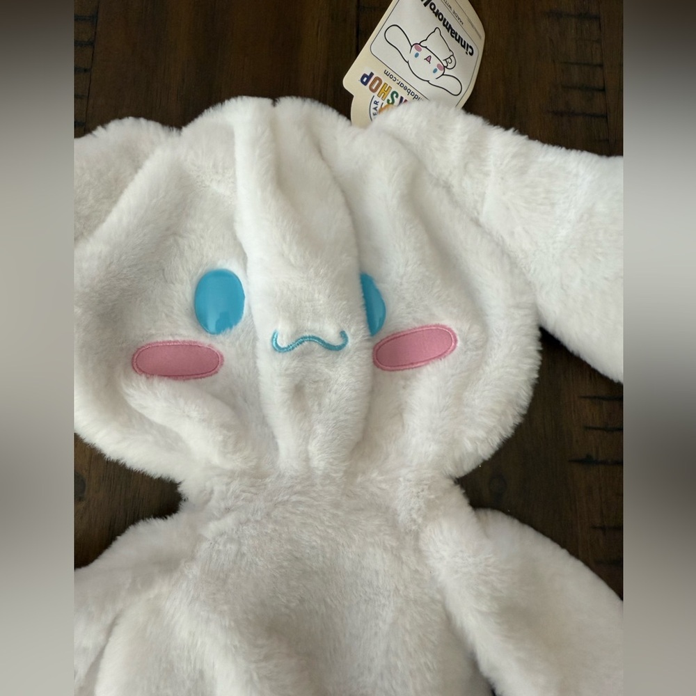 Sanrio Build a Bear Cinnamoroll Plush Unstuffed Hello Kitty White Bunny 17" New - Picture 4 of 9